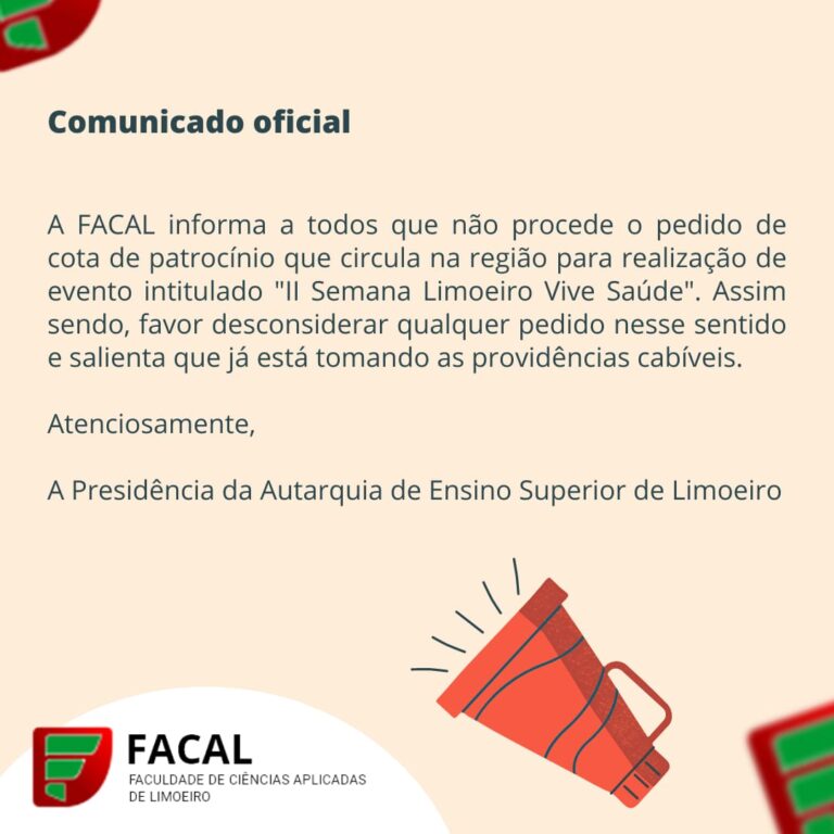 Comunicado Oficial
