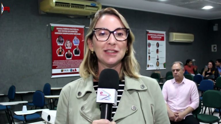 Profª Karina Vasconcelos fala da parceria Universidade Católica de Pernambuco e a FACAL em Limoeiro